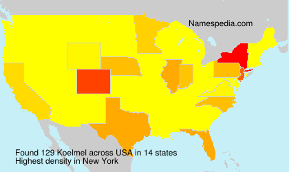 Surname Koelmel in USA Surname Koelmel in USA