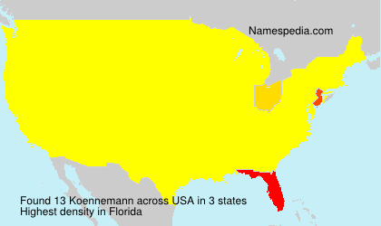 Surname Koennemann in USA Surname Koennemann in USA