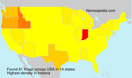 Surname Koepl in USA Surname Koepl in USA