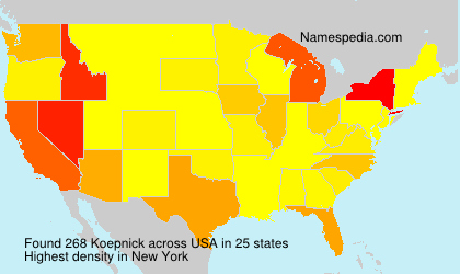 Surname Koepnick in USA Surname Koepnick in USA