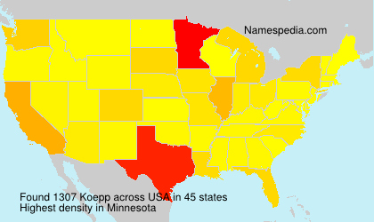 Surname Koepp in USA Surname Koepp in USA