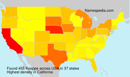 Surname Koeppe in USA Surname Koeppe in USA