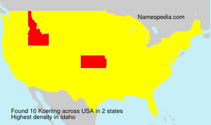 Surname Koerling in USA Surname Koerling in USA