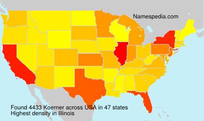 Surname Koerner in USA Surname Koerner in USA