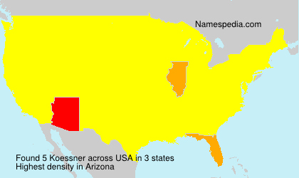 Surname Koessner in USA Surname Koessner in USA