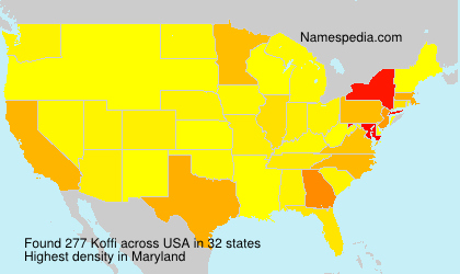 Surname Koffi in USA Surname Koffi in USA