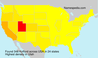 Surname Kofford in USA Surname Kofford in USA