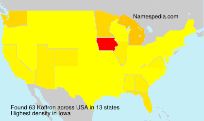 Surname Koffron in USA Surname Koffron in USA