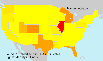 Surname Kohlert in USA Surname Kohlert in USA