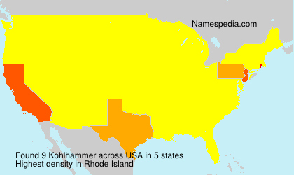 Surname Kohlhammer in USA Surname Kohlhammer in USA