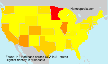 Surname Kohlhase in USA Surname Kohlhase in USA