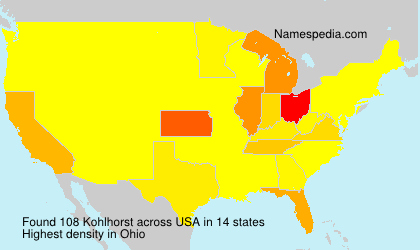 Surname Kohlhorst in USA Surname Kohlhorst in USA