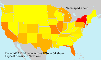 Surname Kohlmann in USA Surname Kohlmann in USA
