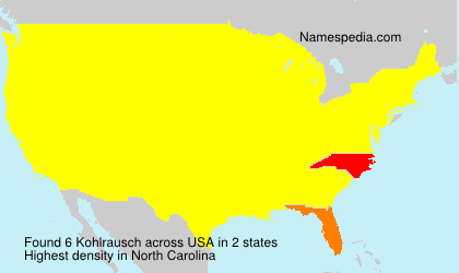 Surname Kohlrausch in USA Surname Kohlrausch in USA