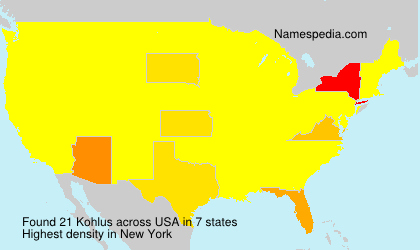 Surname Kohlus in USA Surname Kohlus in USA