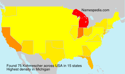 Surname Kohmescher in USA Surname Kohmescher in USA