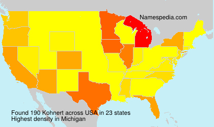 Surname Kohnert in USA Surname Kohnert in USA