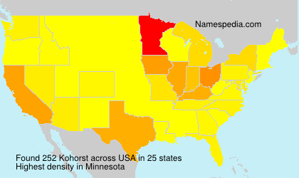 Surname Kohorst in USA Surname Kohorst in USA
