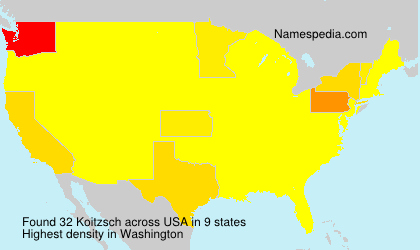 Surname Koitzsch in USA Surname Koitzsch in USA