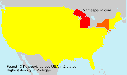 Surname Kojasevic in USA