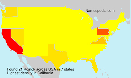 Surname Kojnok in USA Surname Kojnok in USA
