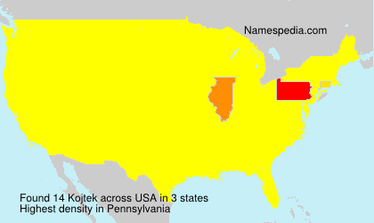 Surname Kojtek in USA Surname Kojtek in USA