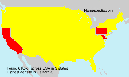 Surname Kokh in USA Surname Kokh in USA