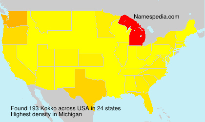 Surname Kokko in USA Surname Kokko in USA