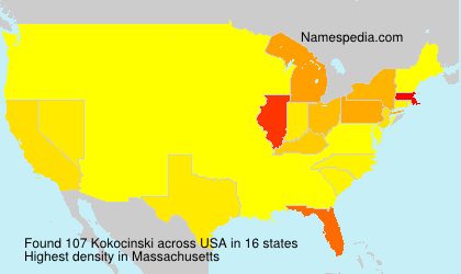 Surname Kokocinski in USA