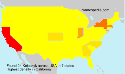 Surname Kolaczyk in USA Surname Kolaczyk in USA