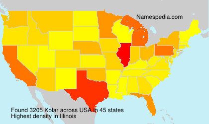 Surname Kolar in USA Surname Kolar in USA