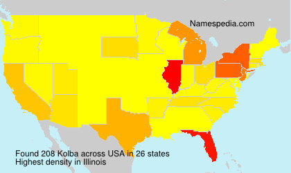 Surname Kolba in USA Surname Kolba in USA