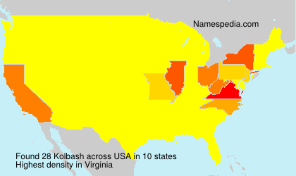 Surname Kolbash in USA Surname Kolbash in USA