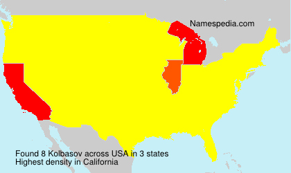 Surname Kolbasov in USA Surname Kolbasov in USA