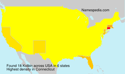 Surname Kolbin in USA Surname Kolbin in USA