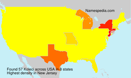 Surname Koleci in USA Surname Koleci in USA