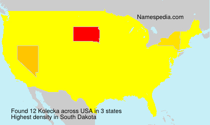 Surname Kolecka in USA Surname Kolecka in USA