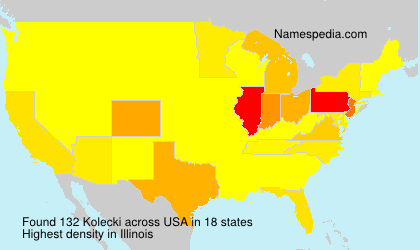 Surname Kolecki in USA Surname Kolecki in USA