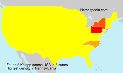 Surname Kolepp in USA Surname Kolepp in USA