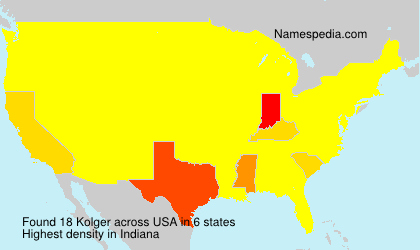 Surname Kolger in USA Surname Kolger in USA