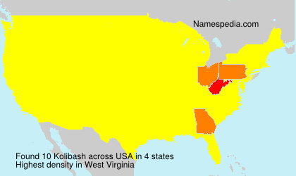 Surname Kolibash in USA Surname Kolibash in USA