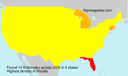 Surname Kollcinaku in USA Surname Kollcinaku in USA