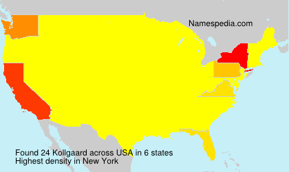Surname Kollgaard in USA Surname Kollgaard in USA