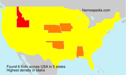 Surname Koln in USA Surname Koln in USA