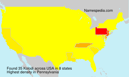 Surname Kolodi in USA Surname Kolodi in USA