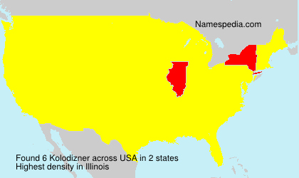 Surname Kolodizner in USA Surname Kolodizner in USA