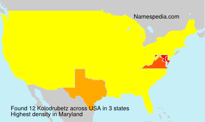Surname Kolodrubetz in USA Surname Kolodrubetz in USA