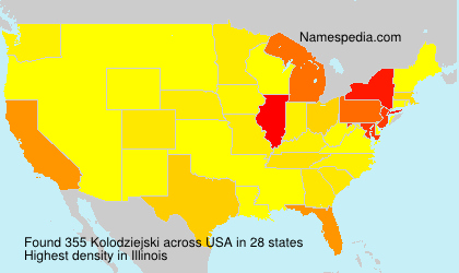 Surname Kolodziejski in USA Surname Kolodziejski in USA