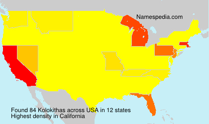 Surname Kolokithas in USA Surname Kolokithas in USA