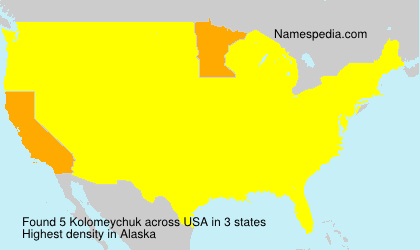 Surname Kolomeychuk in USA Surname Kolomeychuk in USA